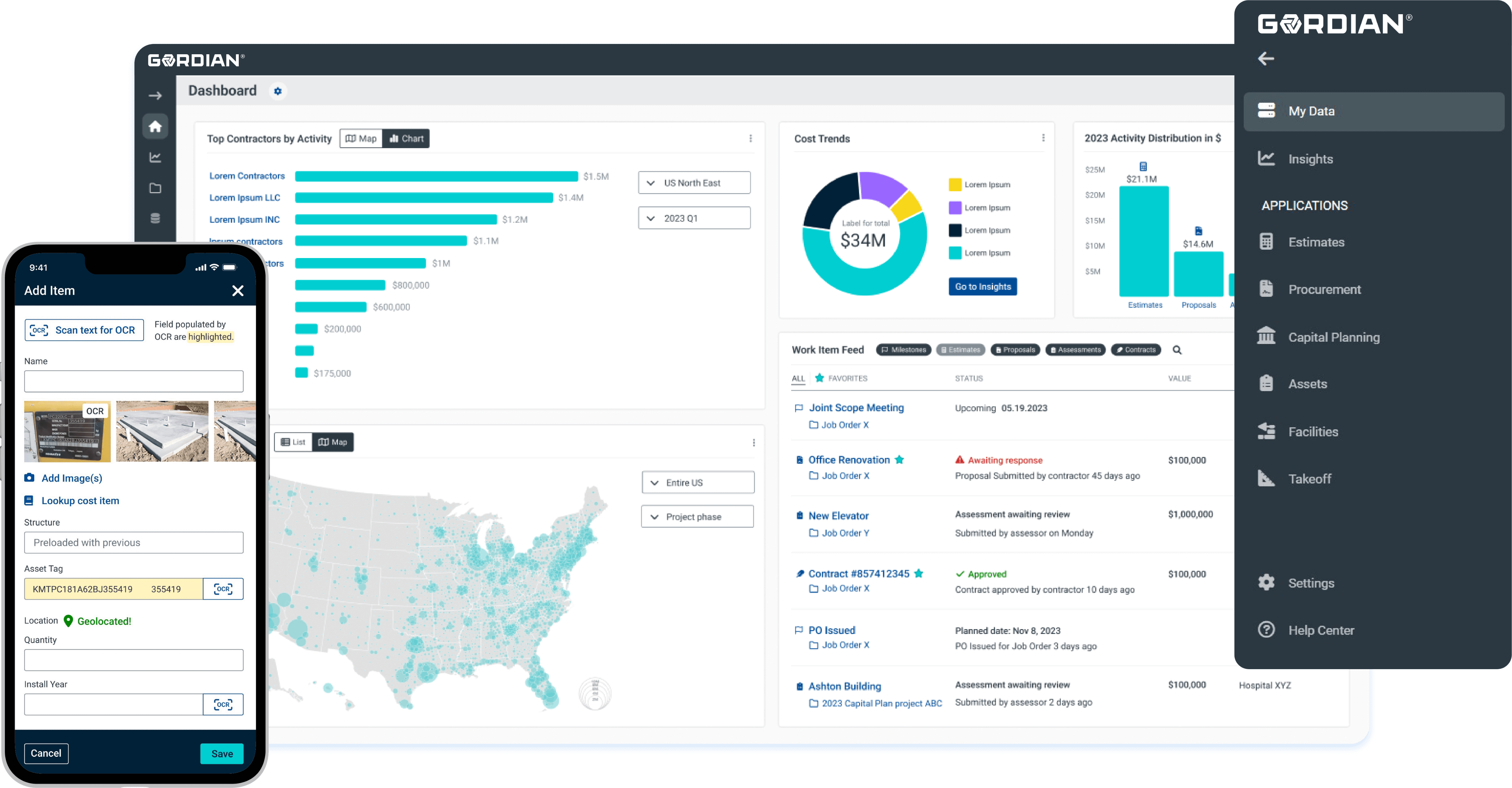 Gordian Cloud Platform | Mobile Features