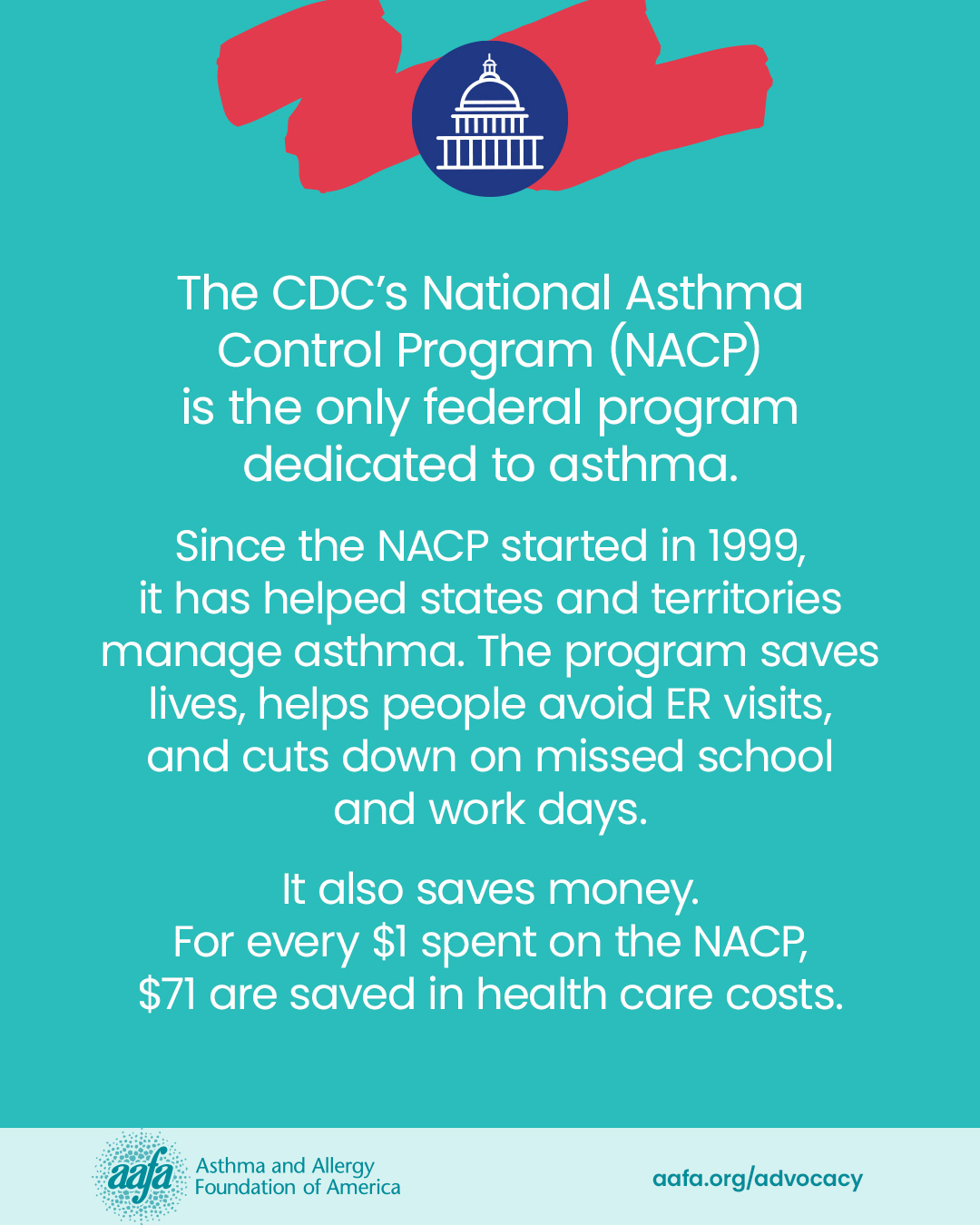 AAFA Celebrates Continuation of CDC’s National Asthma Control Program, Calls on Congress to Fund Lifesaving Program in 2027 Budget