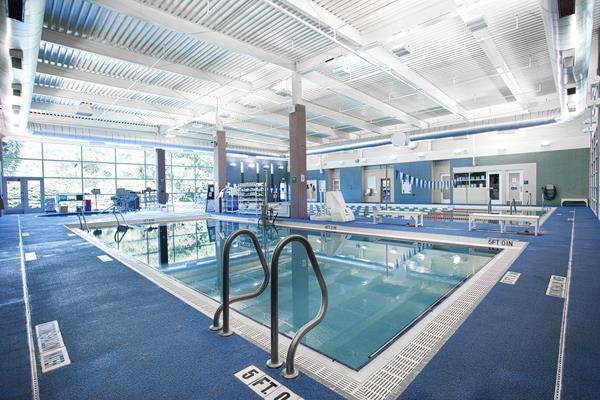 The WHS Wilfred R. Cameron Wellness Center's current pool before renovations. 