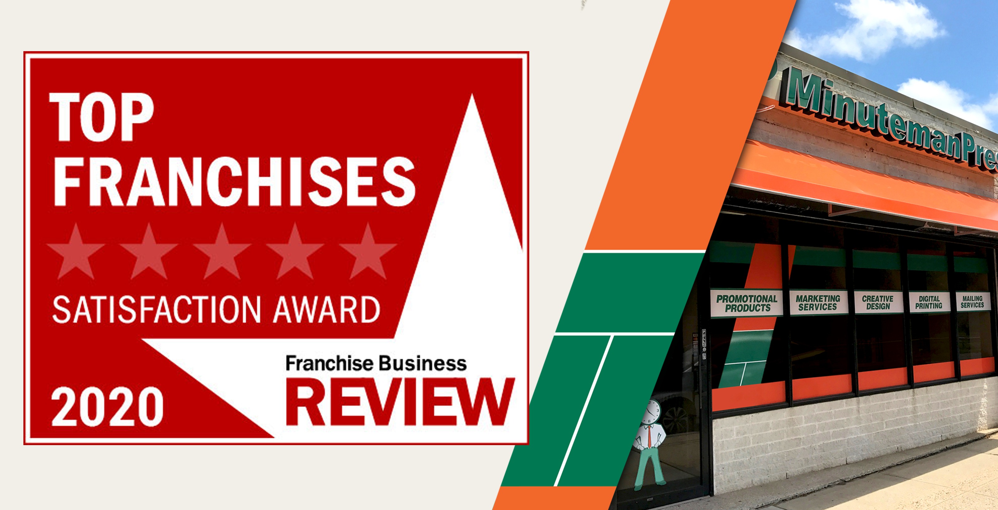 Minuteman Press Franchise Business Review 2020 Award