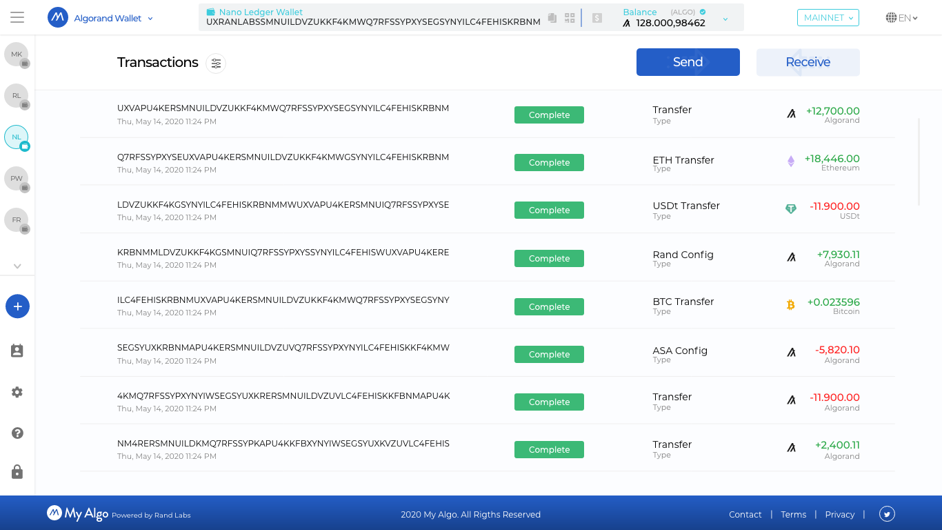 My Algo releases new Algorand Wallet with Multisig Support