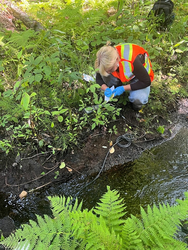 Recording PH & Oxygen levels of water