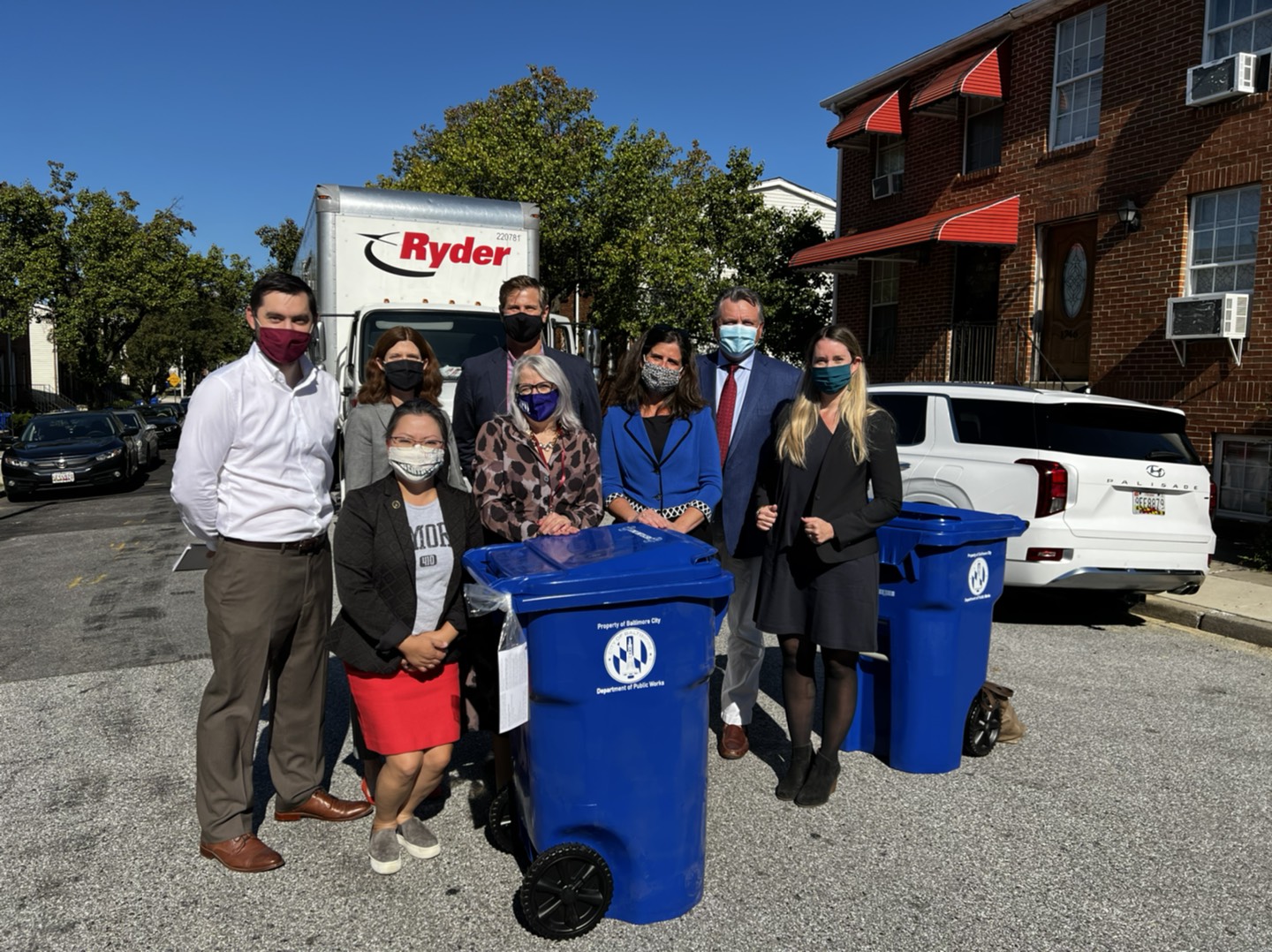 Delivery beings of nearly 200,000 recycling carts in Baltimore