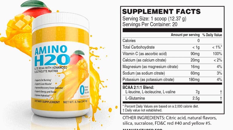 Amino H2o Reviews Yoga Burn Real Weight Loss Supplement