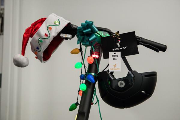 Segway and RSR Help Spread Holiday Cheer with Miami Dolphins