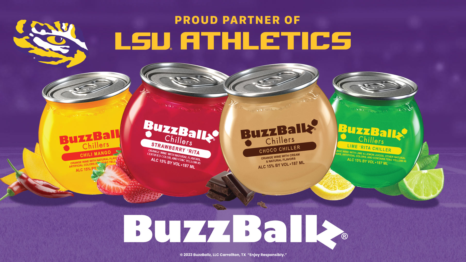 BuzzBallz Are Now Proud Partners of LSU Athletics