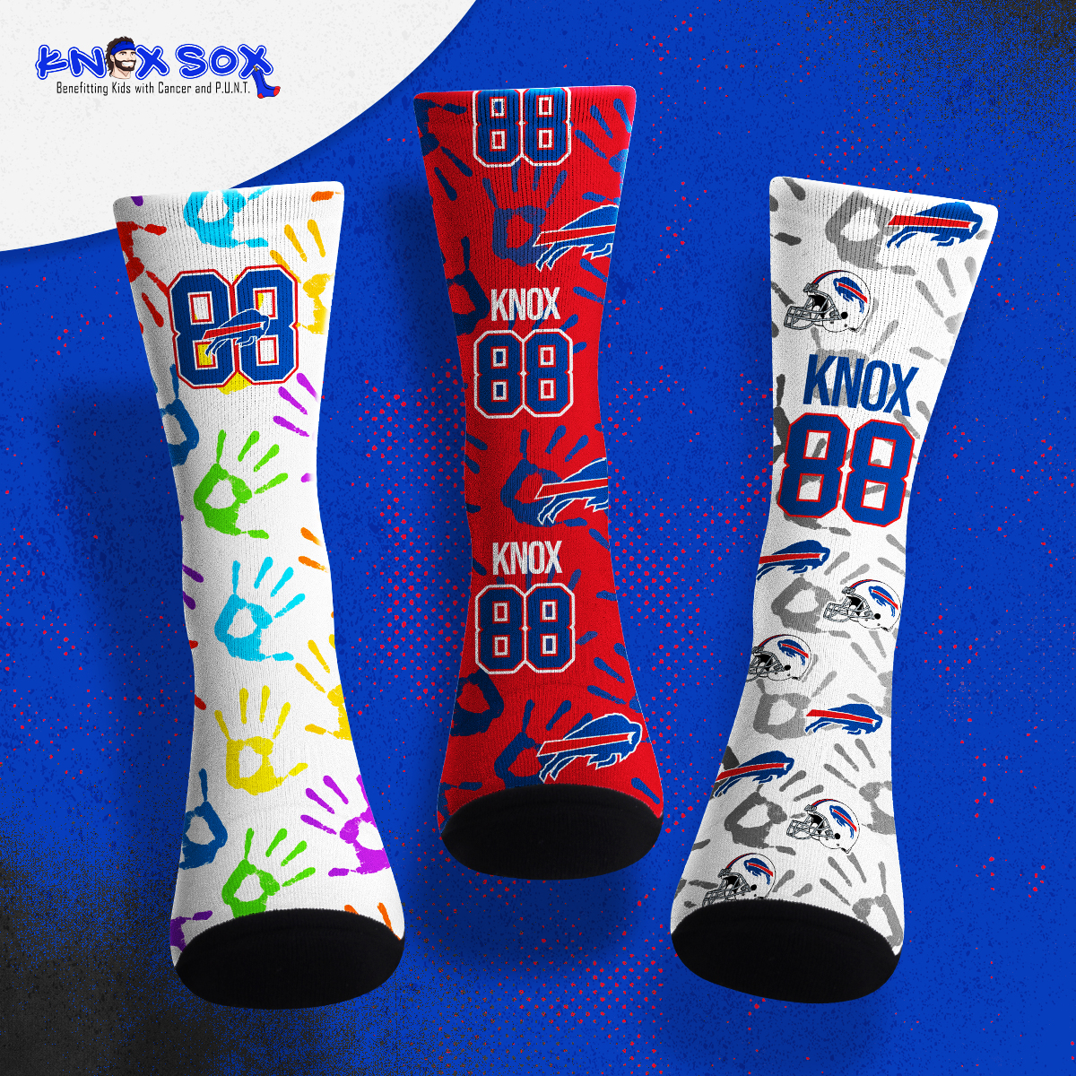 Knox Sox - Buffalo Bills Tie Dye Youth