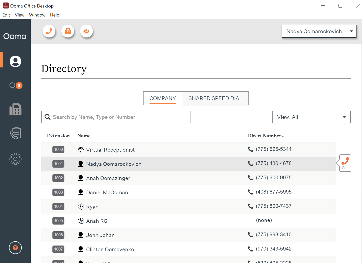 Ooma Office Pro desktop app