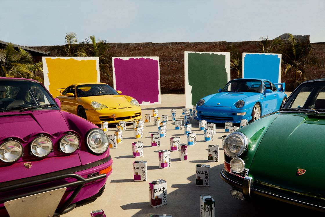 Porsche teams up with Backdrop to bring an array of colors to your home