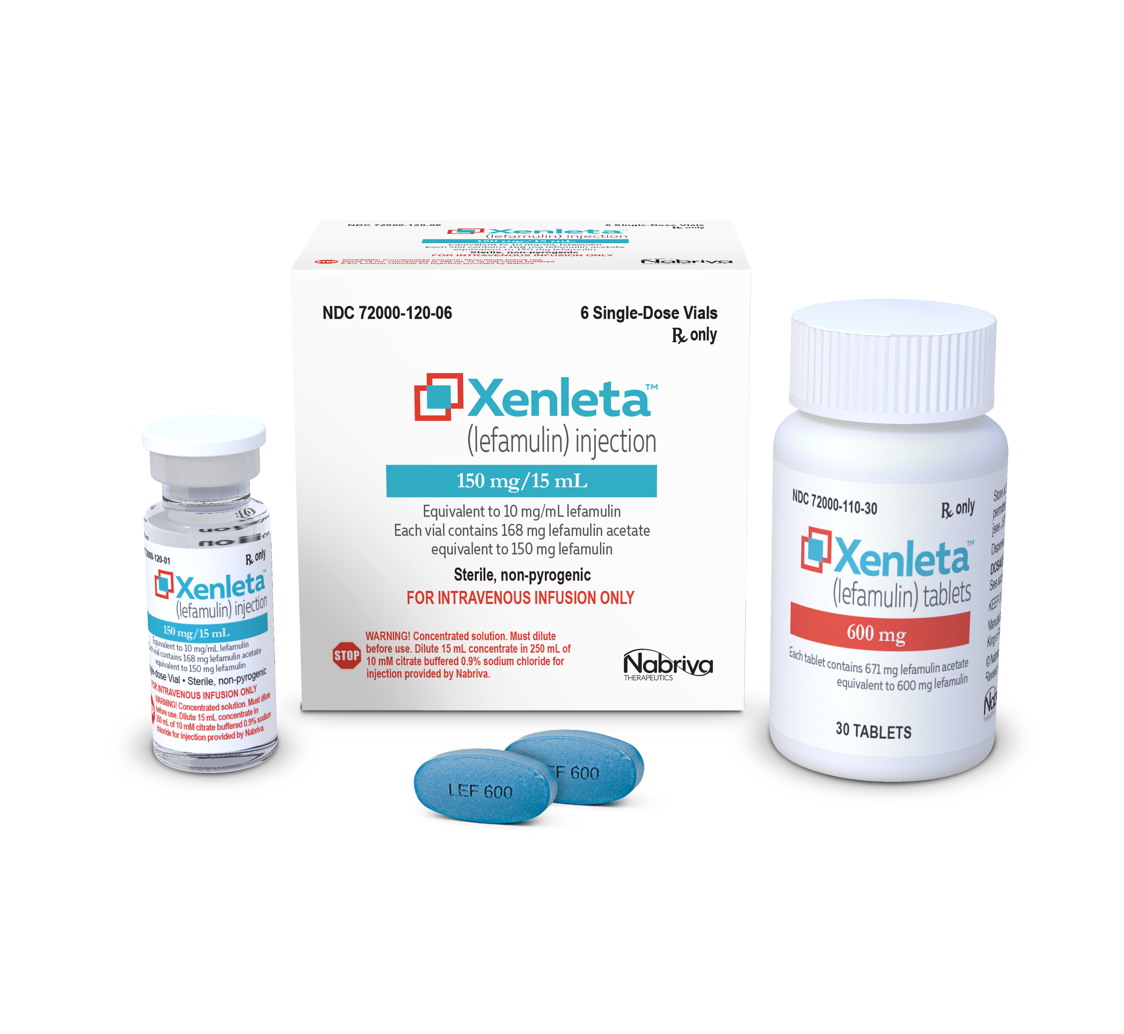 Xenleta Vial Bottle Carton tablets