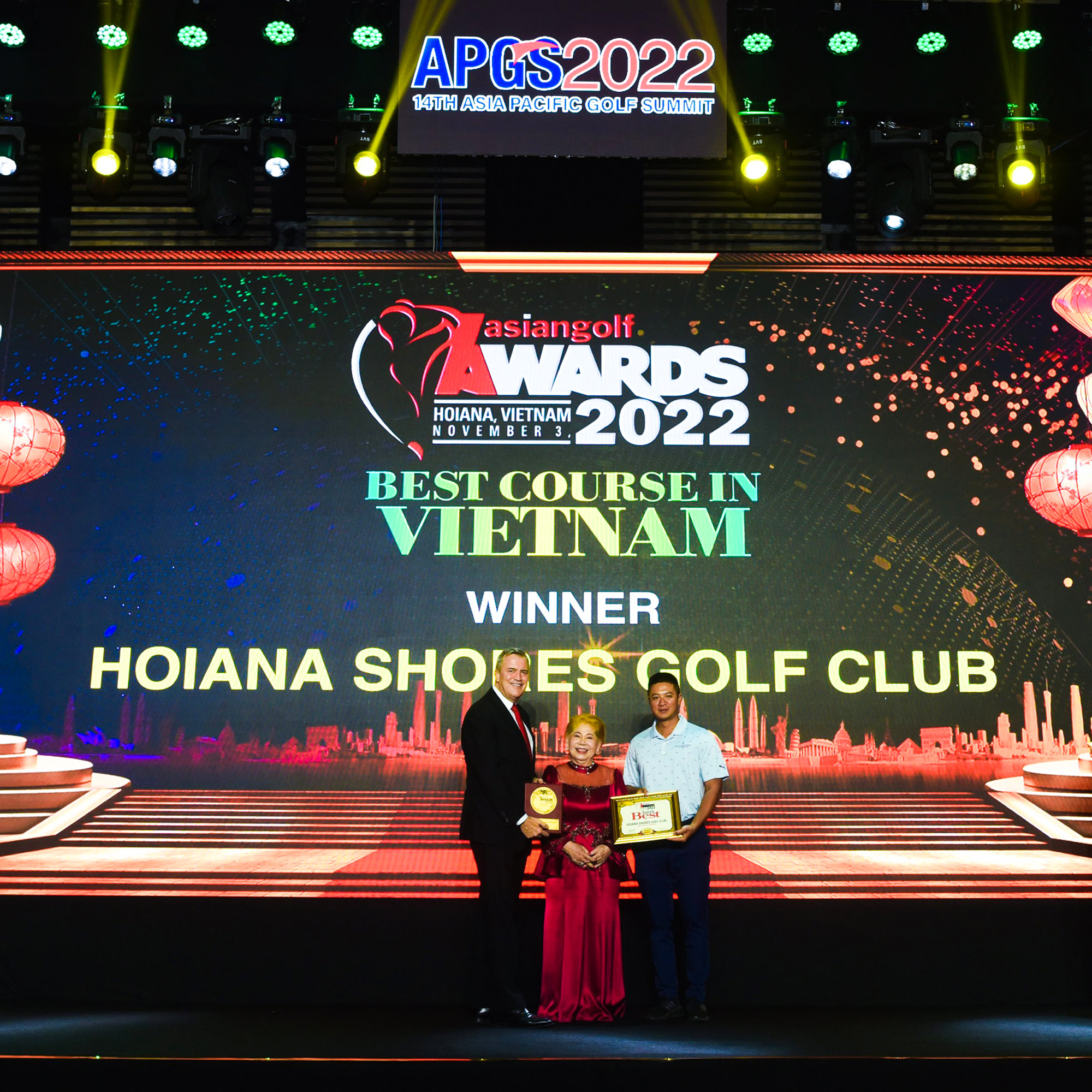 Hoiana Resort & Golf đạt được nhiều giải thưởng Quốc tế