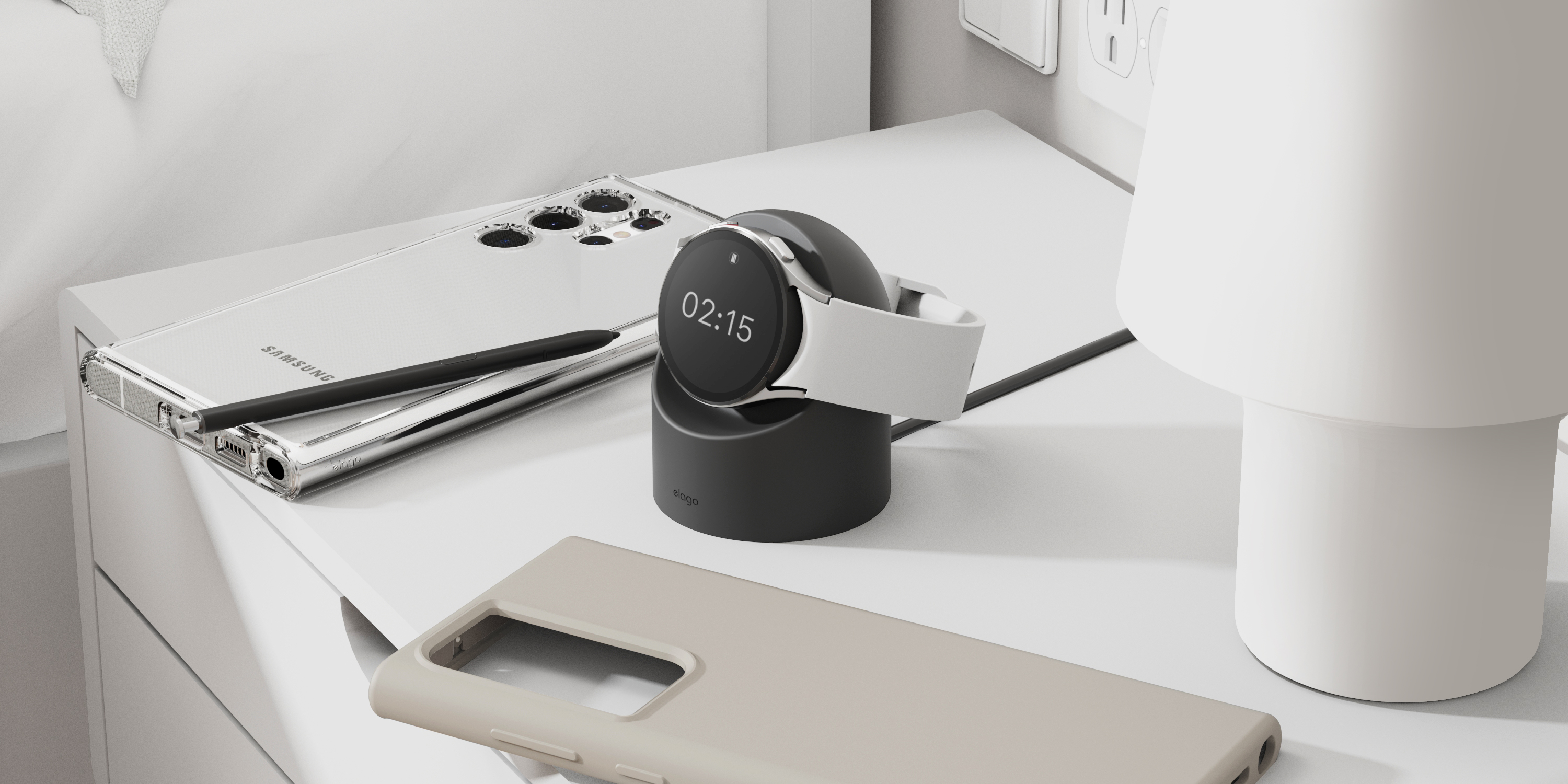 elago GW2 Charging Stand for All Galaxy Watch Series: elago GW2 Stand