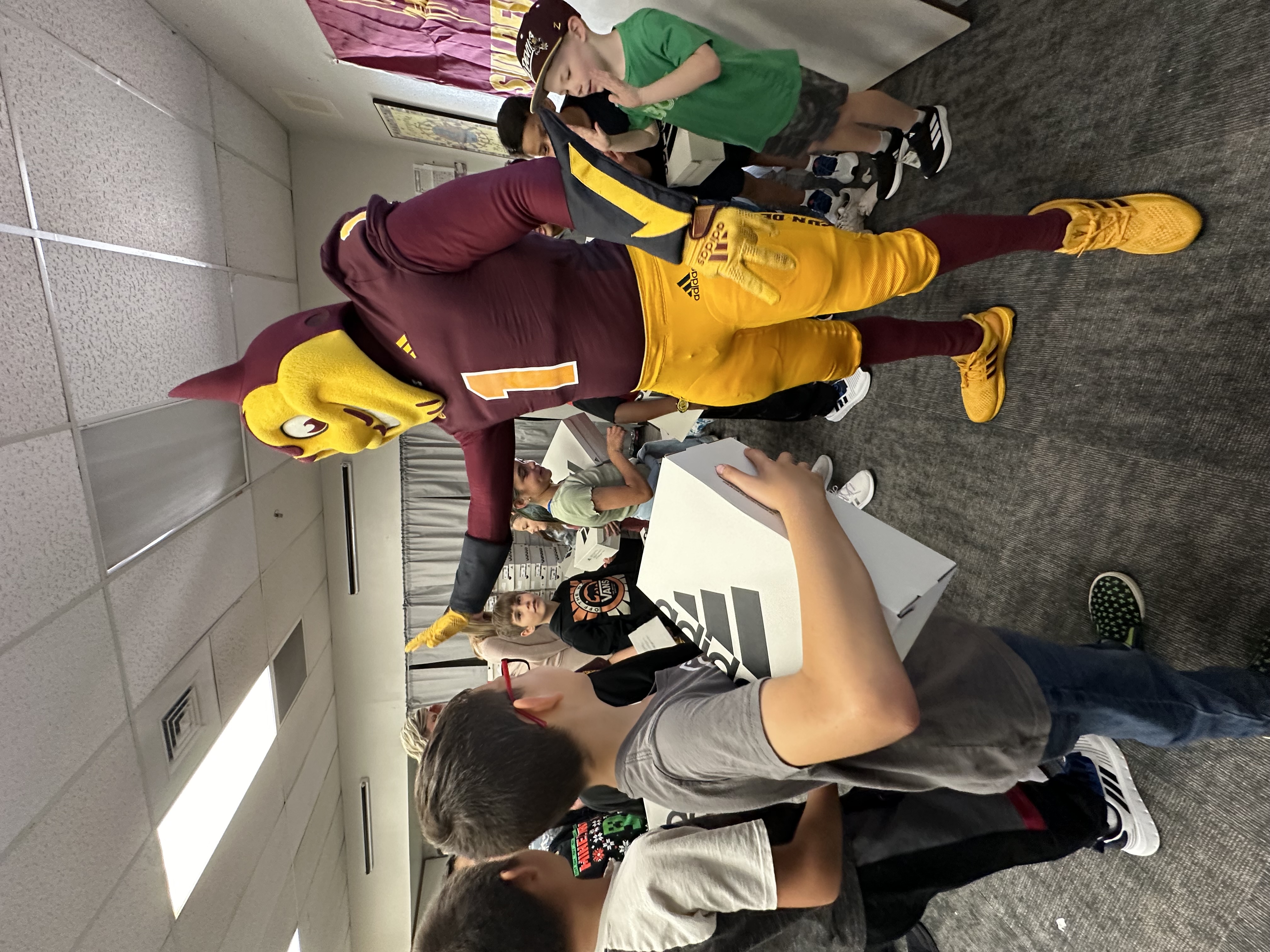 Mountain America Credit Union Partners with ASU Sun Devil Club to Donate Shoes to Gilbert