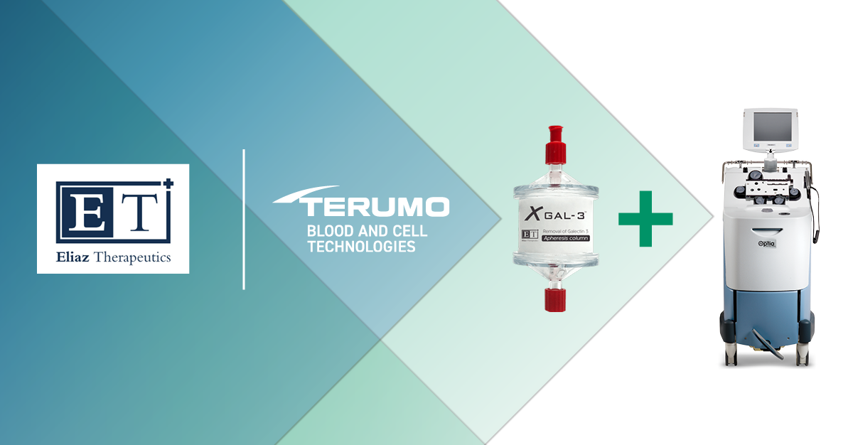 Terumo Blood and Cell Technologies and Eliaz Therapeutics collaboration