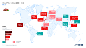 Global Price Inflation 2021-2022: Meat
