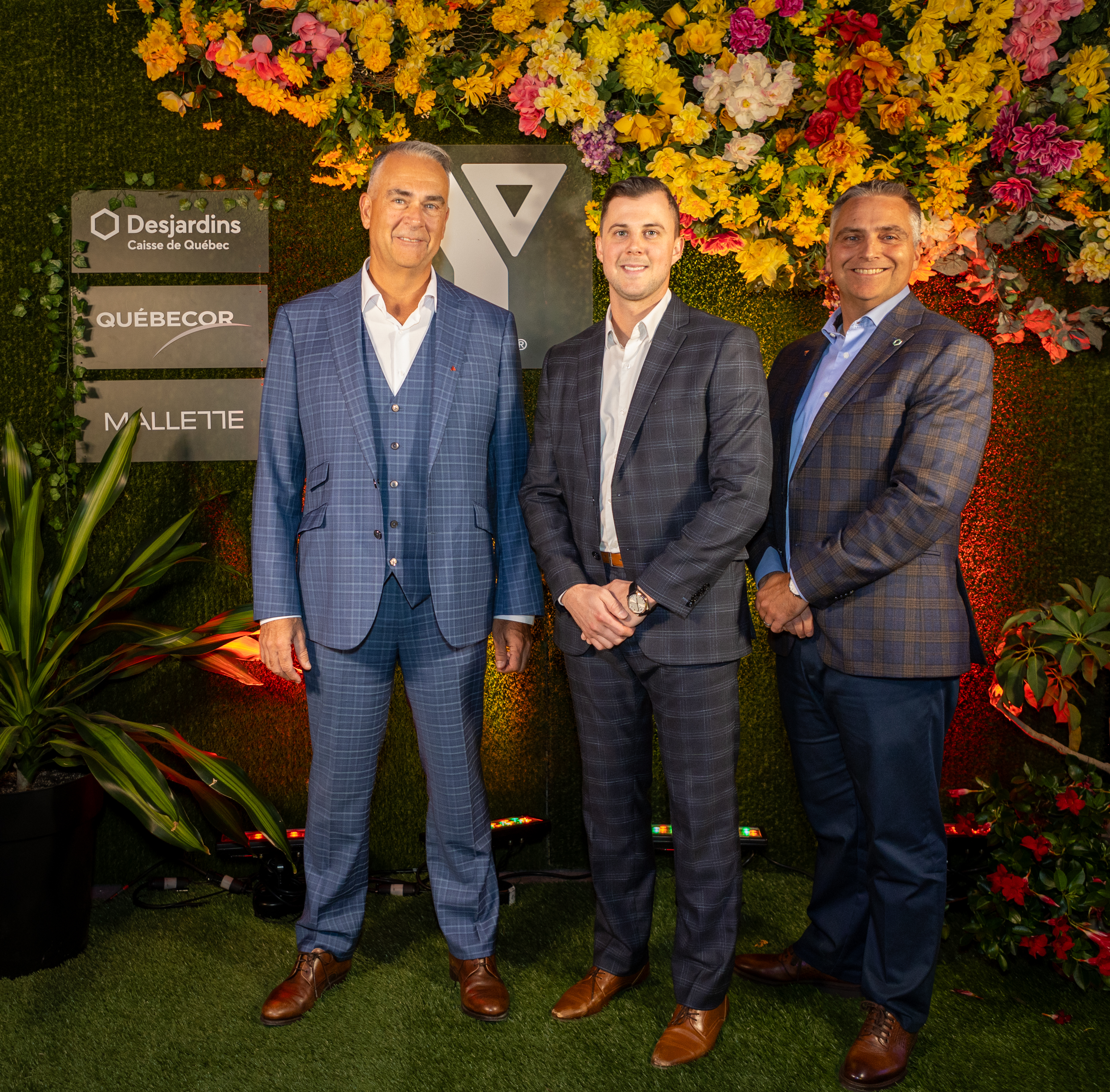 De g à dr : Mario Bédard-Mallette, Philippe Desroches-Québecor, Stéphane Breton- la Caisse Desjardins de Québec. Photo : Josée DutilANG: Fom left to right : Mario Bédard-Mallette, Philippe Desroches-Québecor, Stéphane Breton- la Caisse Desjardins de Québec. Photo credit : Josée Dutil