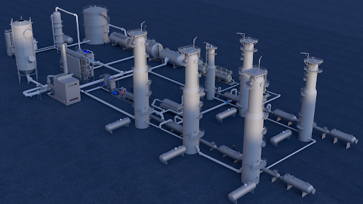 Rendering of Kemvera’s 50K Metric Tons per Year Commercial-Scale Plant