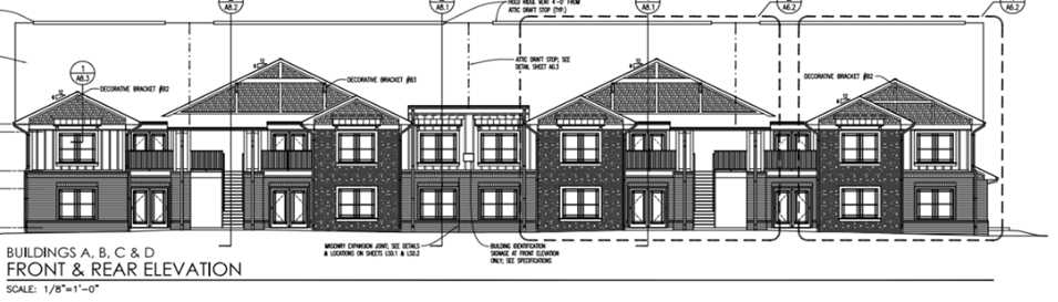 Rendering of Memorial Drive Apartments in Hinesville, GA