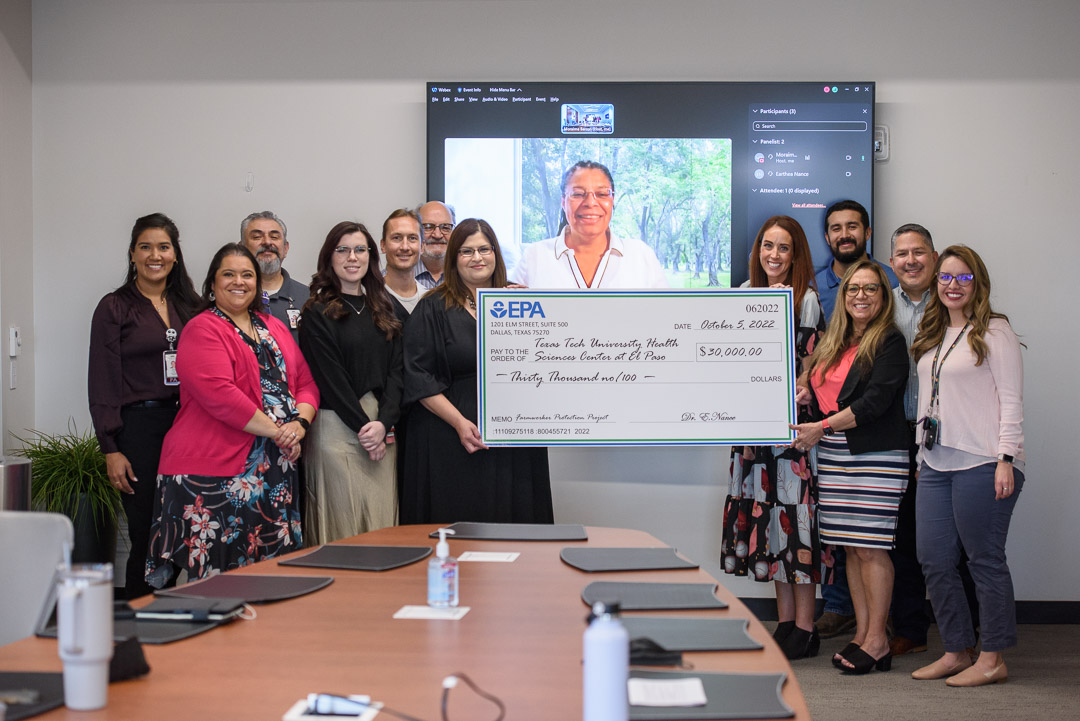 TTUHSC El Paso receives $30,000 EPA grant