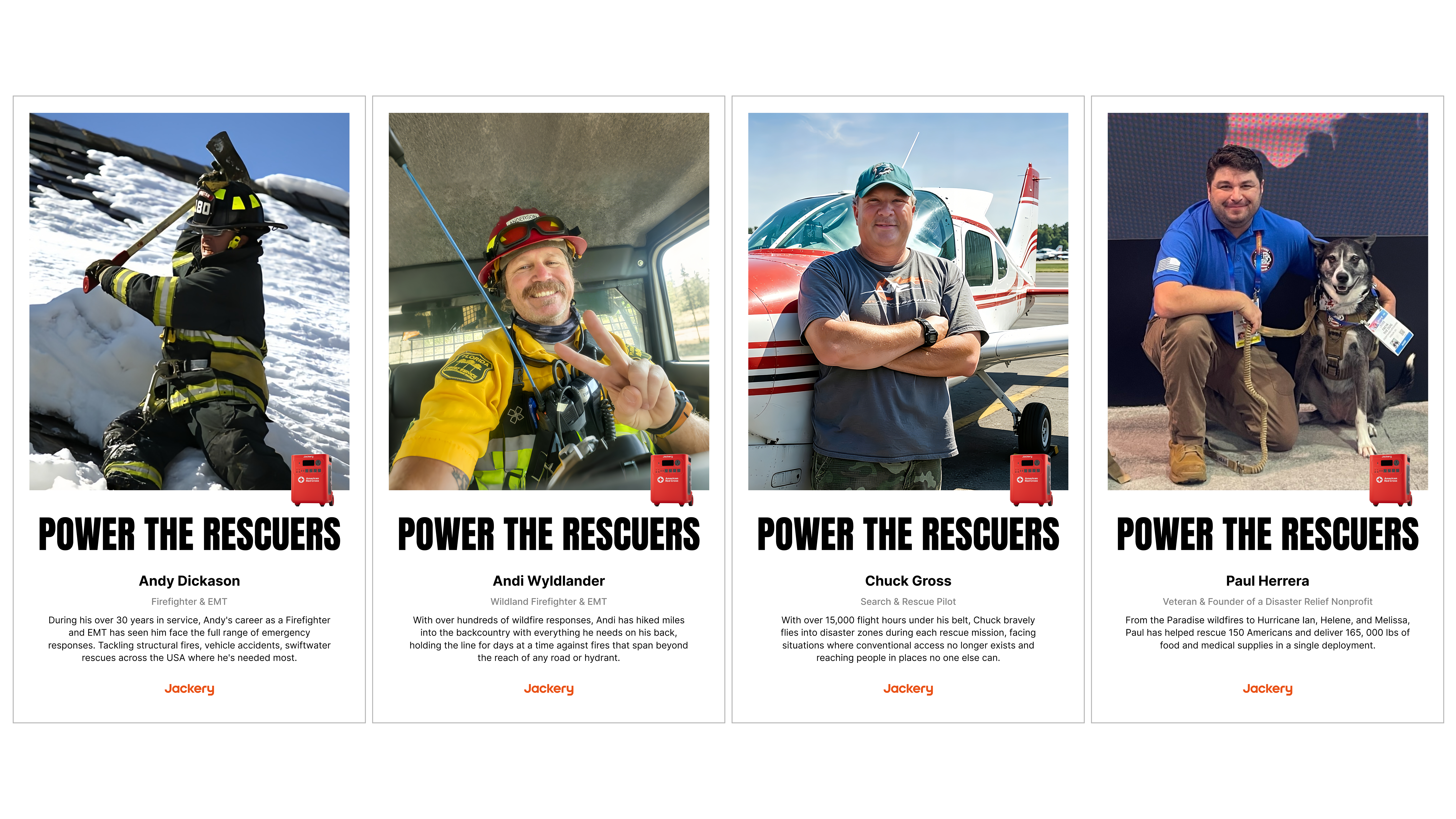 Jackery Power the Rescuers