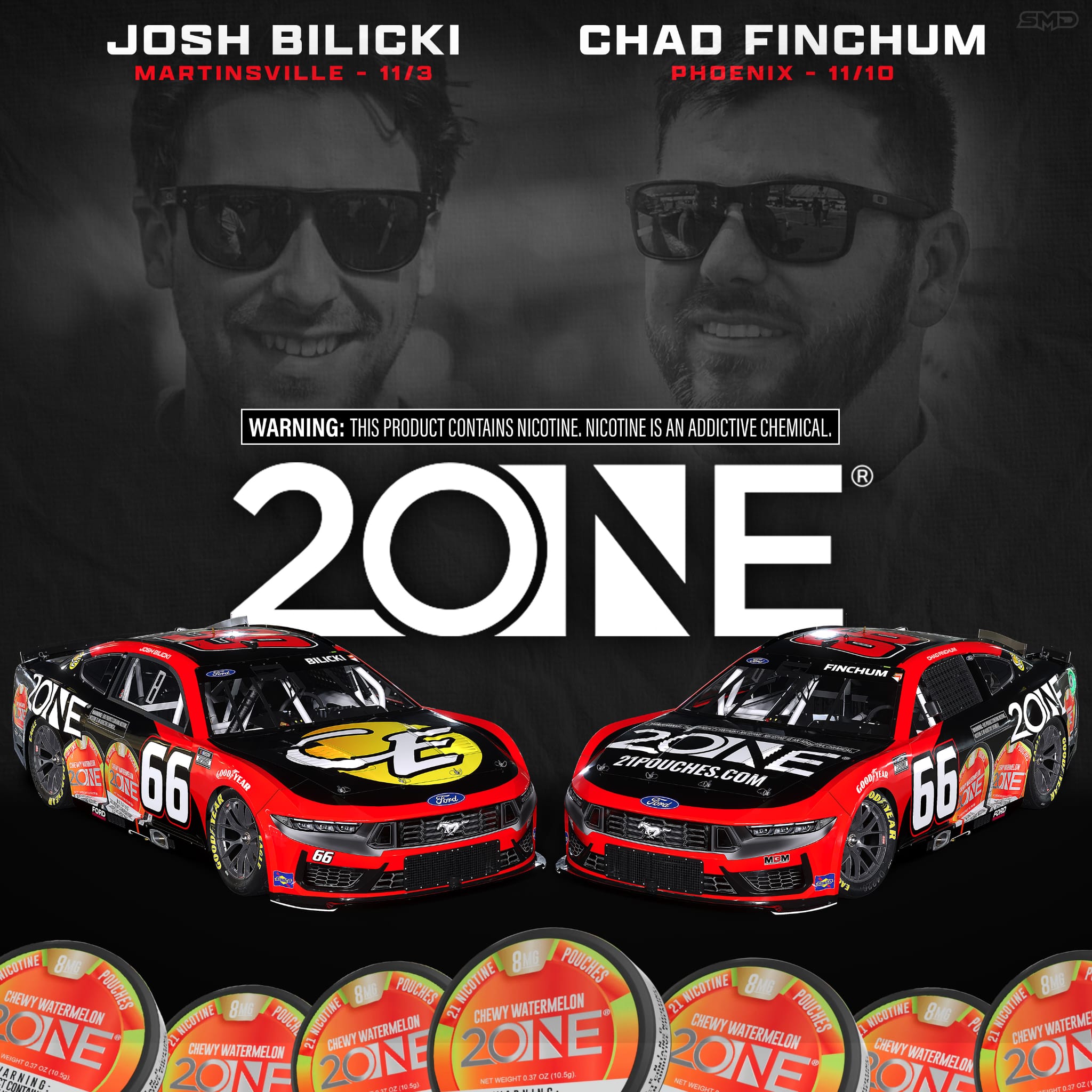 2ONE® Nicotine Pouches Joins MBM Motorsports in Multi-Race Sponsorship_红人榜