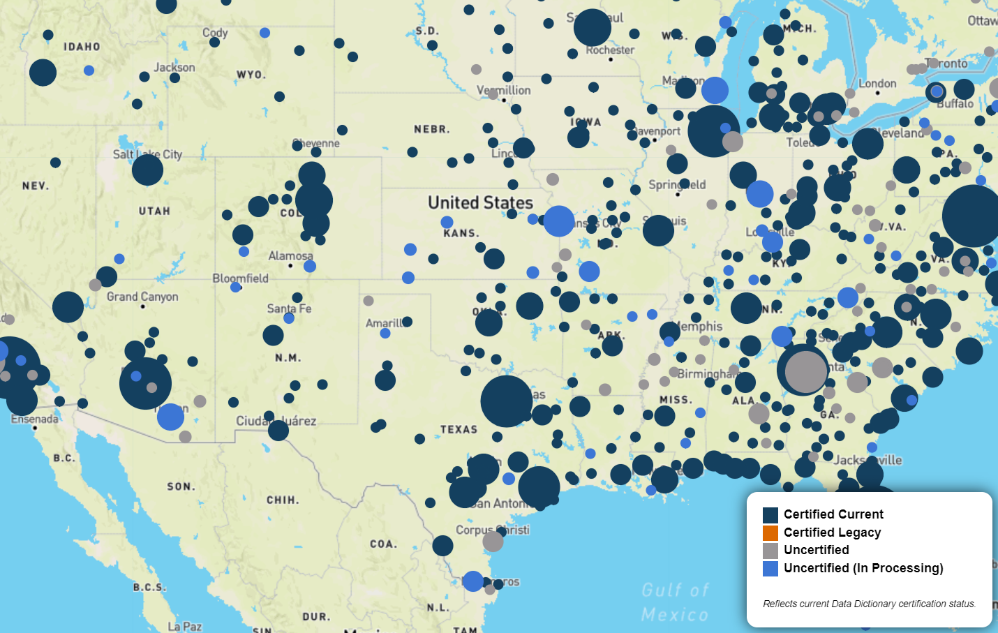 RESO Cert Map