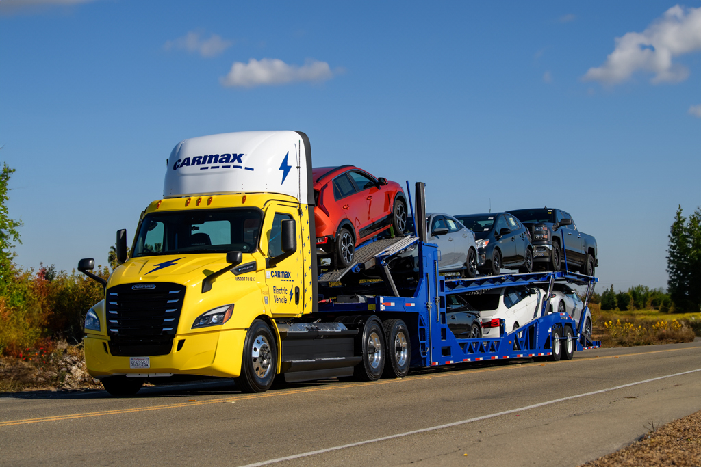 CarMax Electric Semi-Truck Vehicle Hauler