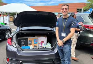 Jacob Chesney has been serving in the navy since 2016. He is also the father of a three-month-old baby boy. The gift of an NABC Recycled Rides® vehicle allows Joseph to take his fiancé and son to doctor's appointments, handle other family needs and be the best father he can be.