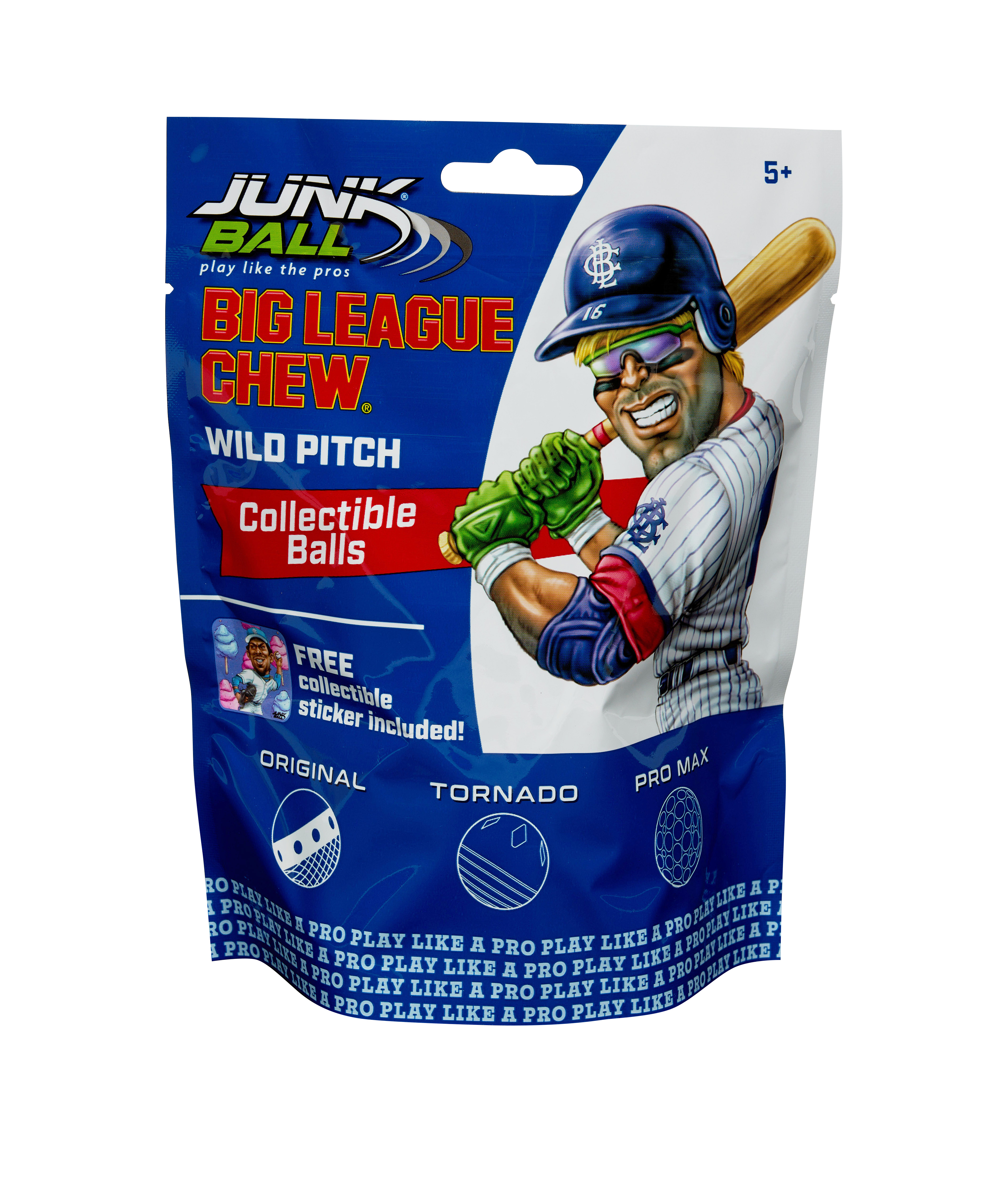 Junk Ball Wild Pitch Big League Chew Ball Blind Bag