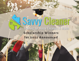 Savvy Cleaner Scholarship Winners Announced 2022