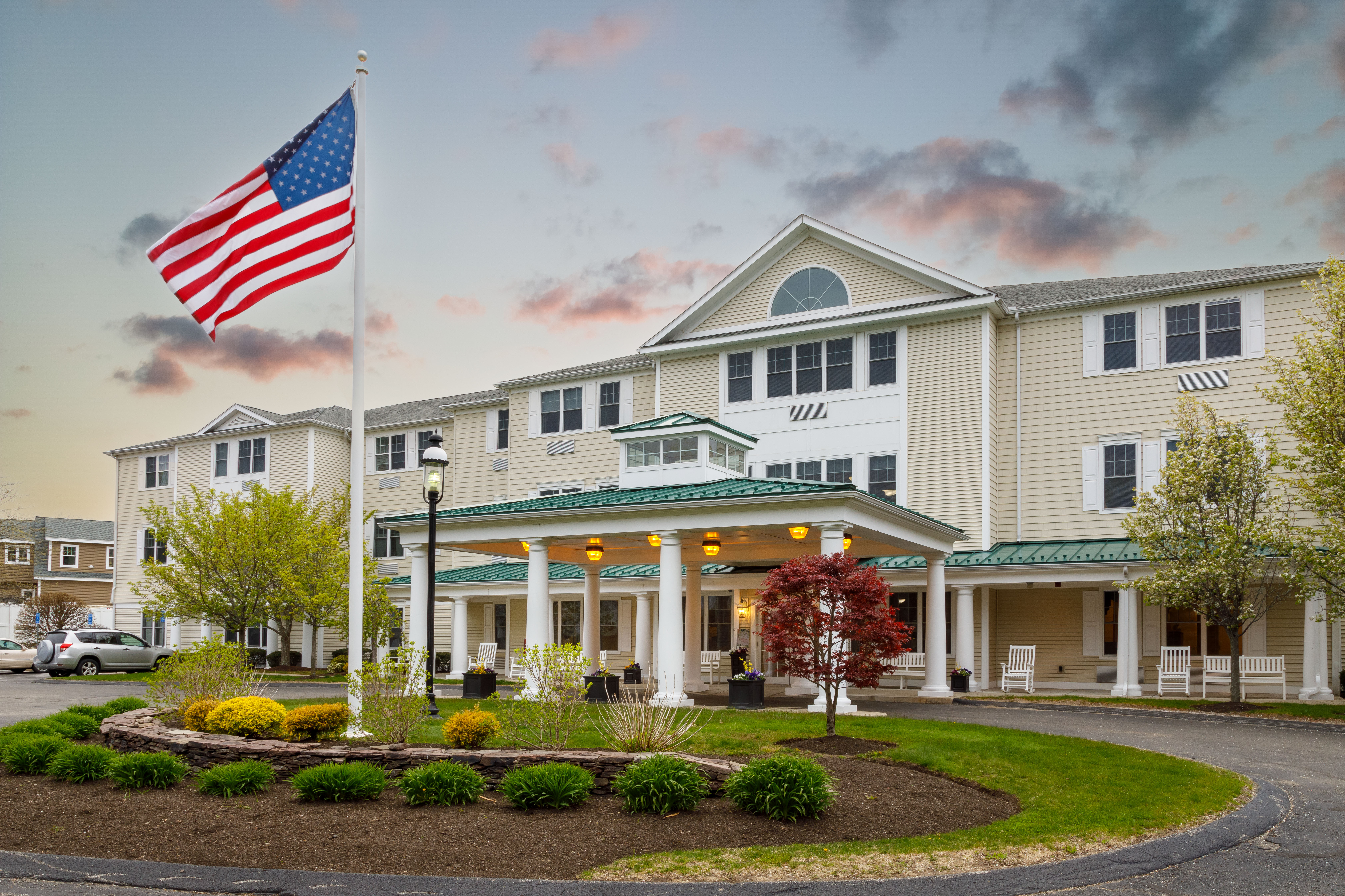 Front Entrance of Brookmeadow at Blue Hills