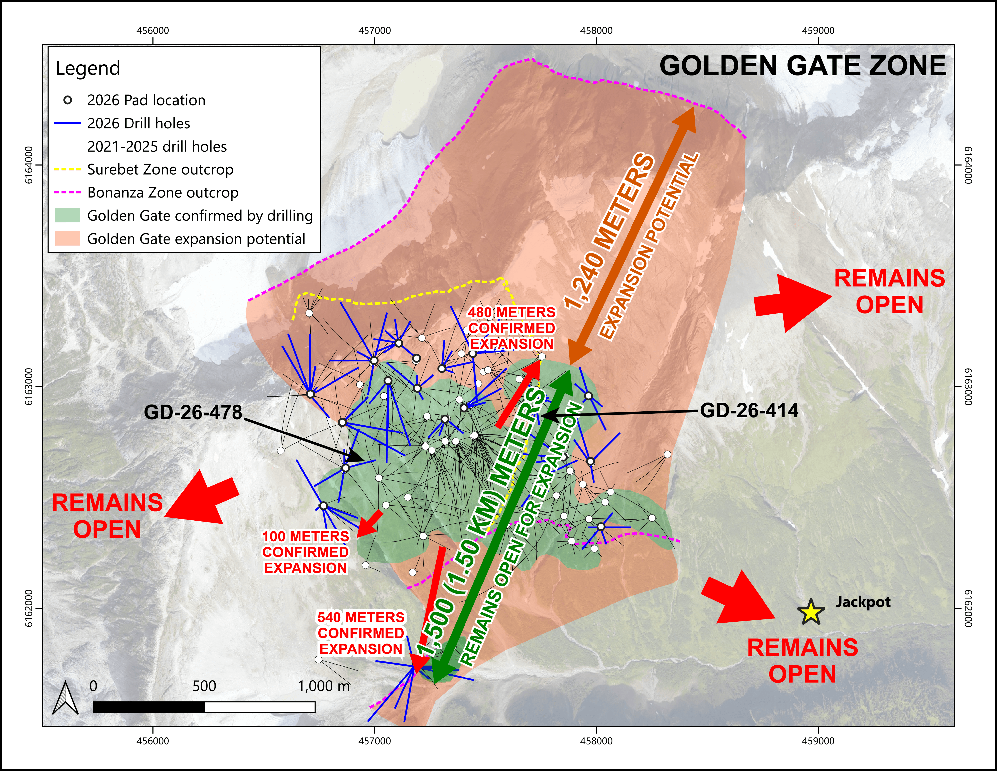 Figure 4 - Plan view of Golden Gate Zone expansion