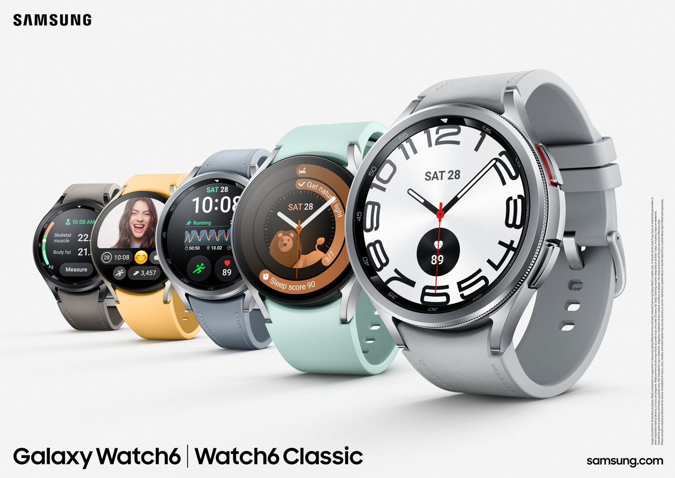 La nouvelle gamme Galaxy Watch6 donne des conseils de santé personnalisés, des mises à niveau de design réfléchies et une expérience mobile améliorée pour vous aider à vous surpasser.