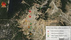 2022 Core Hole Collar Locations