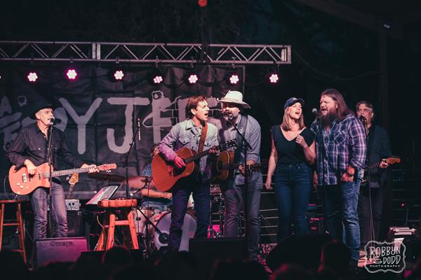Django Walker and friends perform in tribute to the late Jerry Jeff Walker and Luckenbach 'imagineer' Hondo Crouch