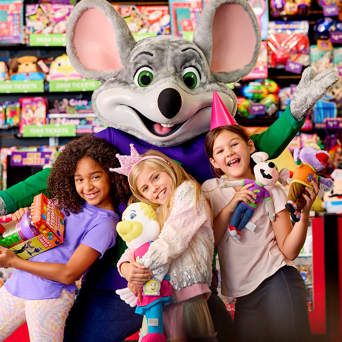 Iconic Ticket Blaster experience exclusive for the birthday star of every Chuck E. Cheese birthday