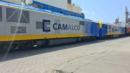 Arrival of Lolomotives at the Port of Douala, Cameroon 