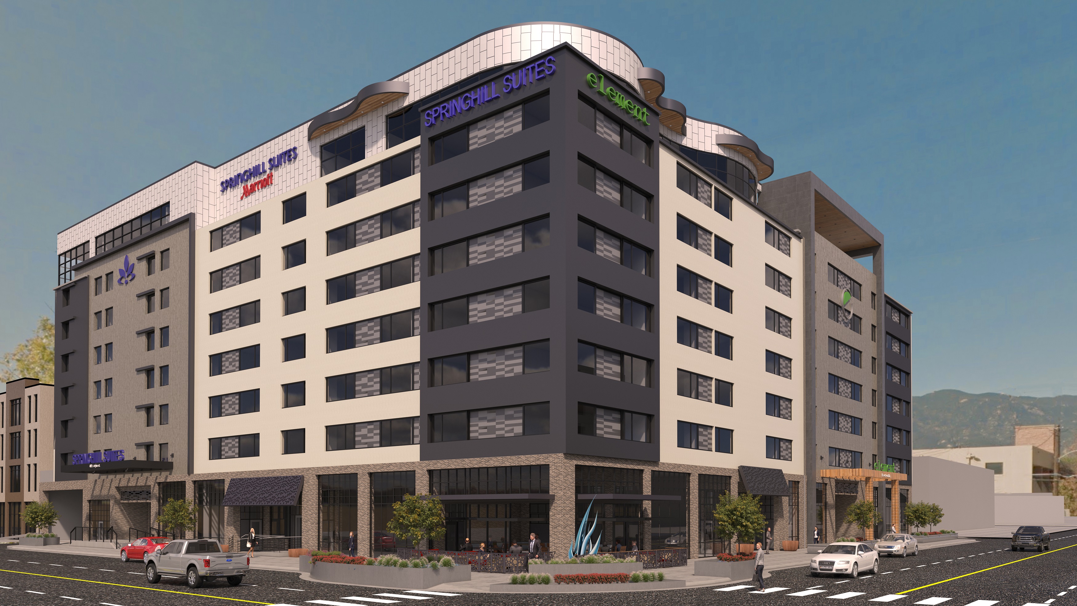 SpringHill Suites Element Exterior Renderings