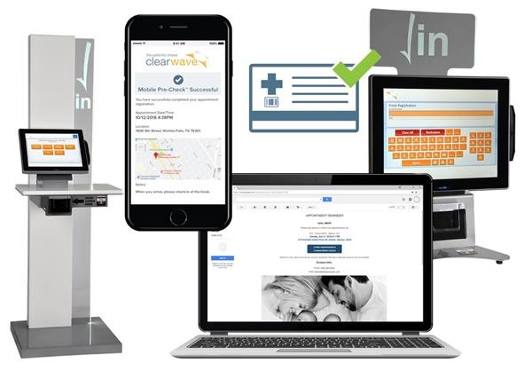 Clearwave offers a full suite of patient access solutions via desktop, mobile, and kiosk.