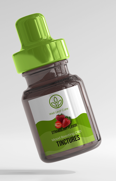 Well Leaf Care Tinctures - Strawberry Flavor