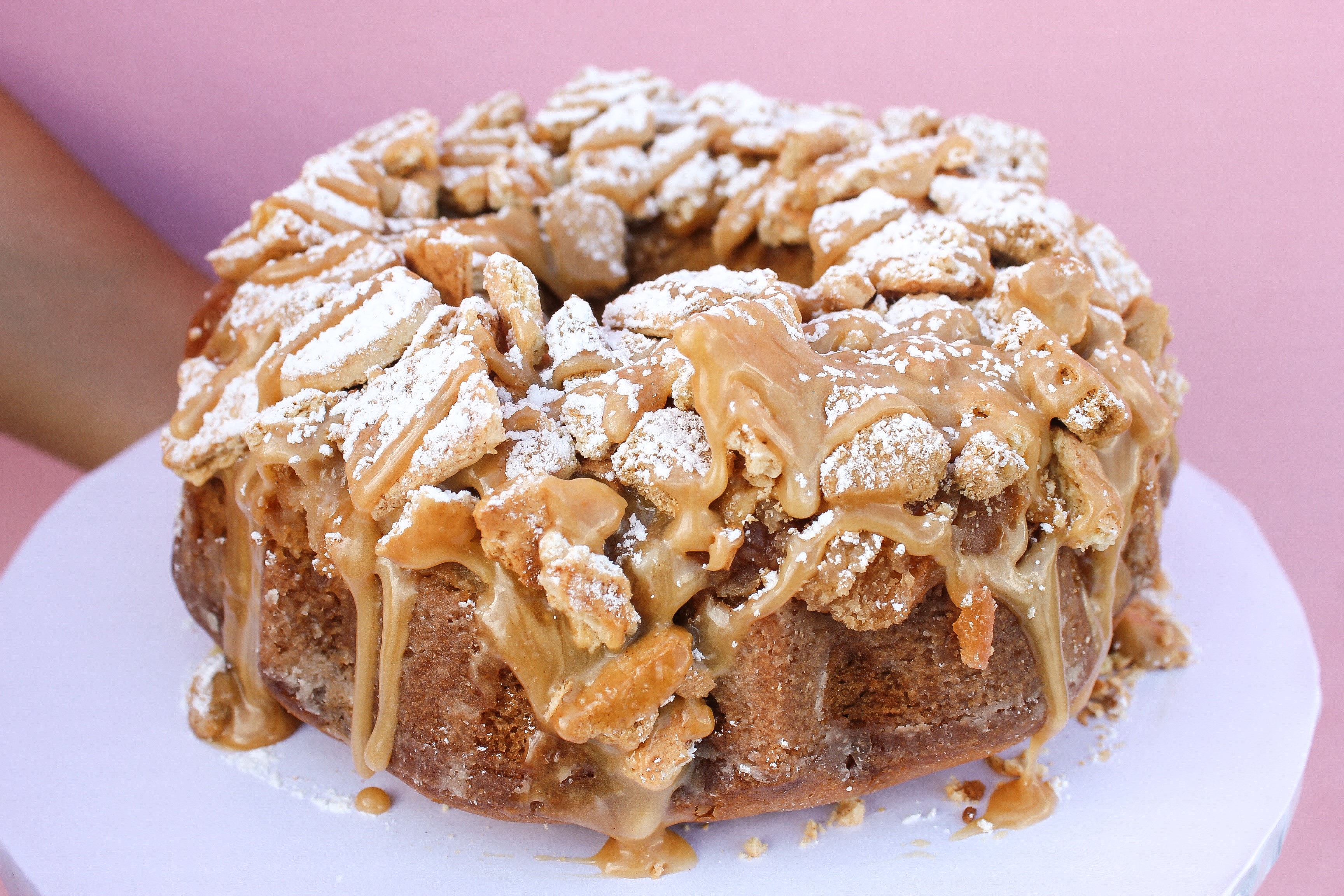Bunnie Cakes Bakery and Café’s Sweet Apple kosher bundt cake just in time for the Jewish High Holidays. Free local delivery in Miami-Dade County when ordered by September 10th. 

Photo courtesy of Bunnie Cakes Bakery and Café in Downtown Doral
