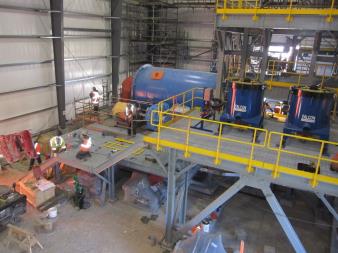 Installation of the Ball Mill Begins - 2