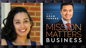 Andie Monet is interviewed on the Mission Matters Business Podcast with Adam Torres.