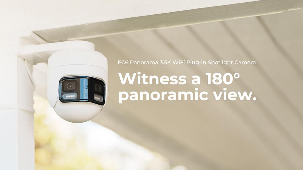 IMILAB EC6 Panorama 3.5K Wi-Fi Plug-in Spotlight Camera