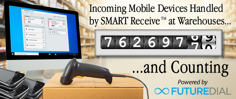 SMART Receive™ has enabled the seamless and efficient processing of over 7.6 Million mobile devices at warehouses and processing centers within just a few months of implementation.