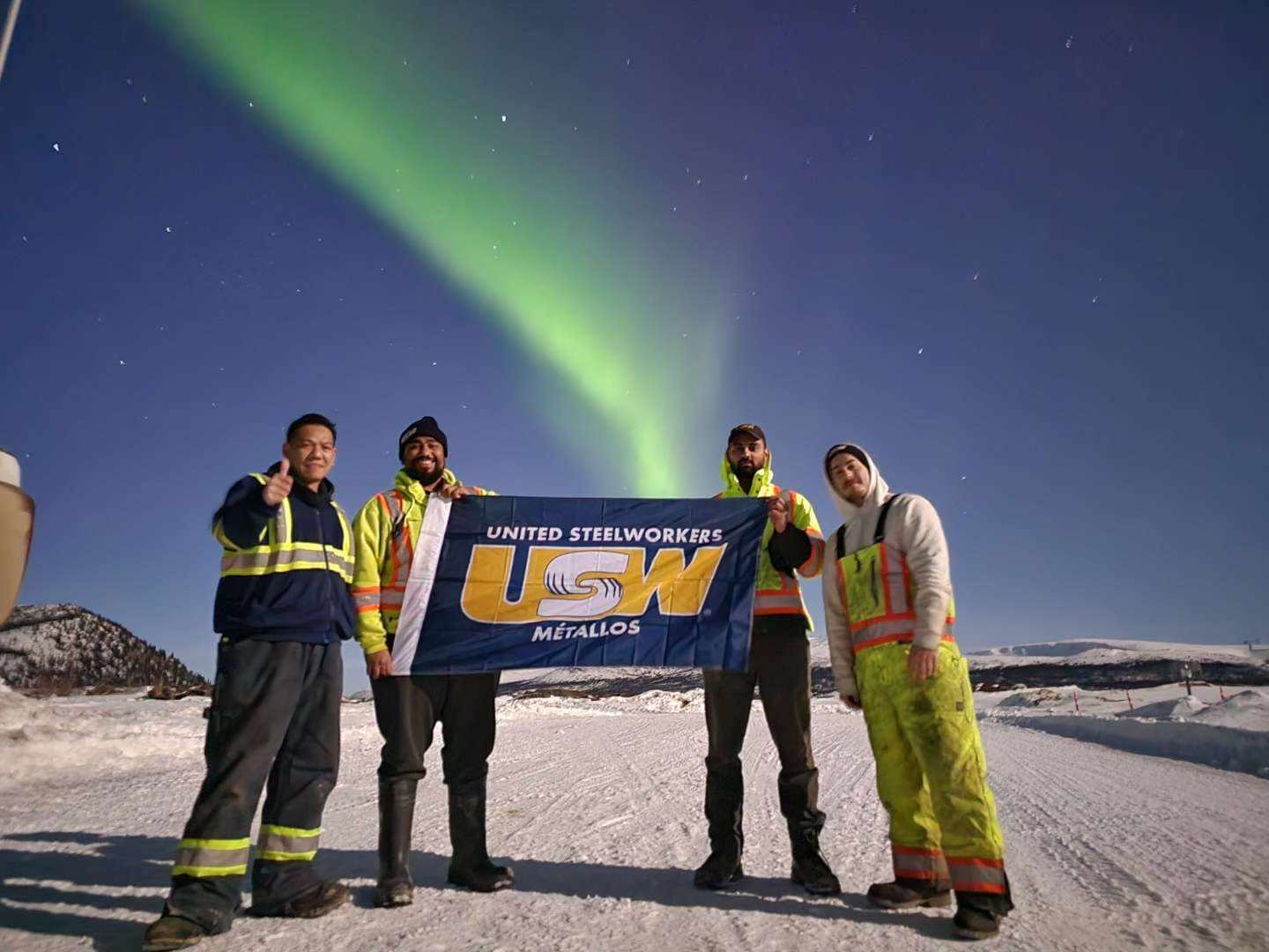 Yukon workers at Parsons Inc. in Faro join the United