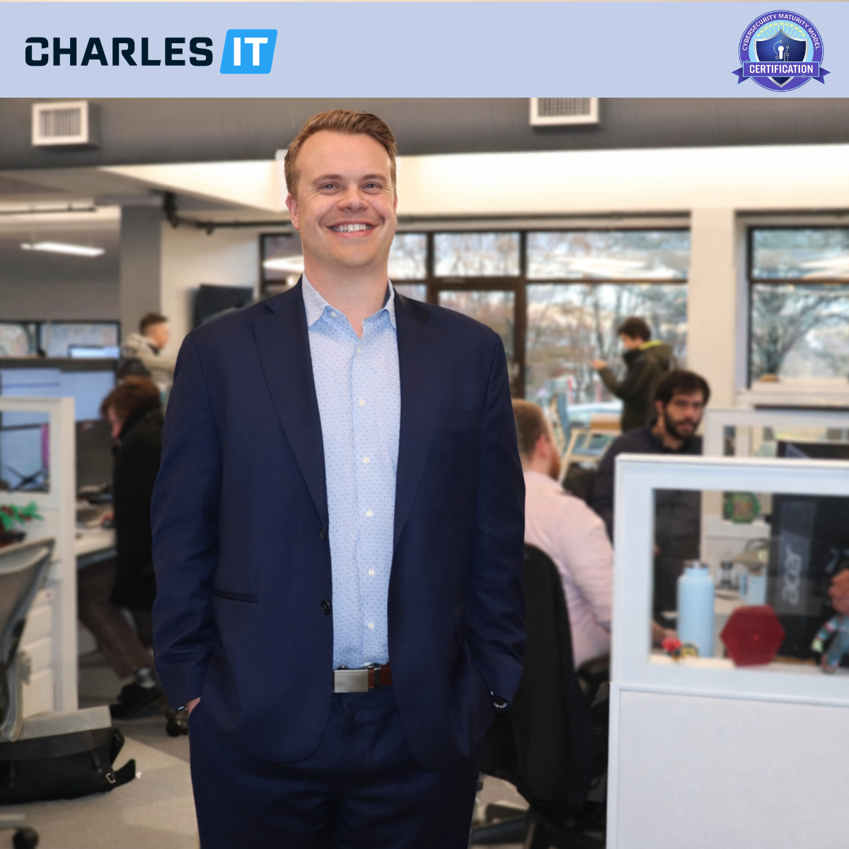Foster Charles, Founder & CEO of Charles IT, Now a CMMC L2 Certified MSP