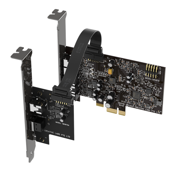 Sound Blaster Audigy Fx V2 features a separate daughter board as an upgrade option.