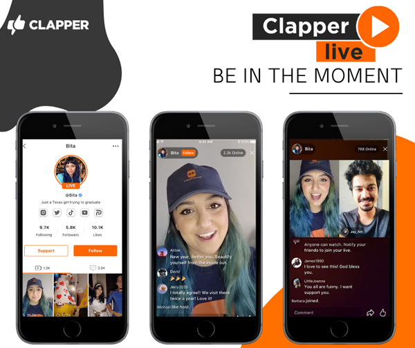 Clapper, the Fastest-Growing Short Video Platform, Launches