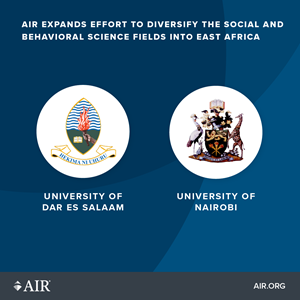 AIR Expands Effort to Diversify the Social and Behavioral Science Fields into East Africa